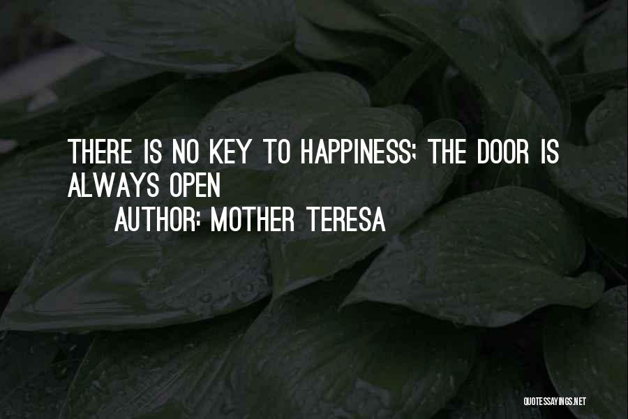 Keys Open Doors Quotes By Mother Teresa