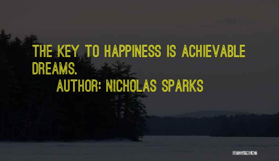 Keys To Happiness Quotes By Nicholas Sparks