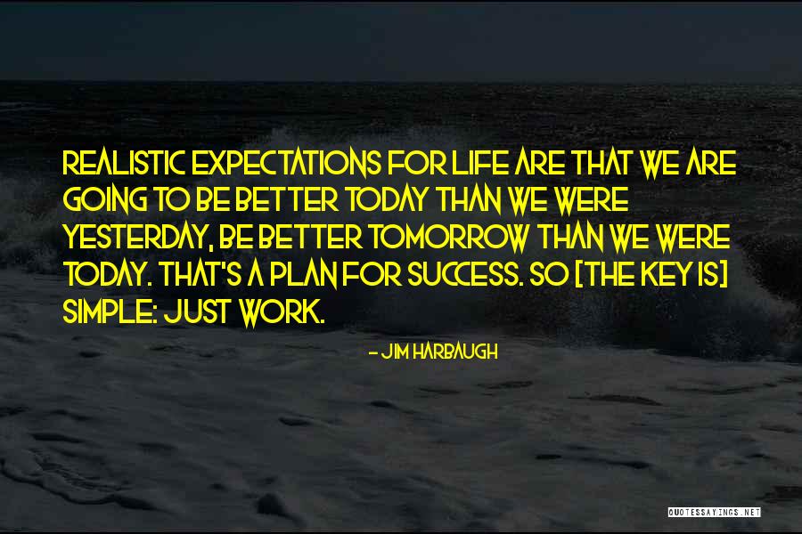 Keys To Success In Life Quotes By Jim Harbaugh Keys To Success In Life Quotes By Jim Harbaugh