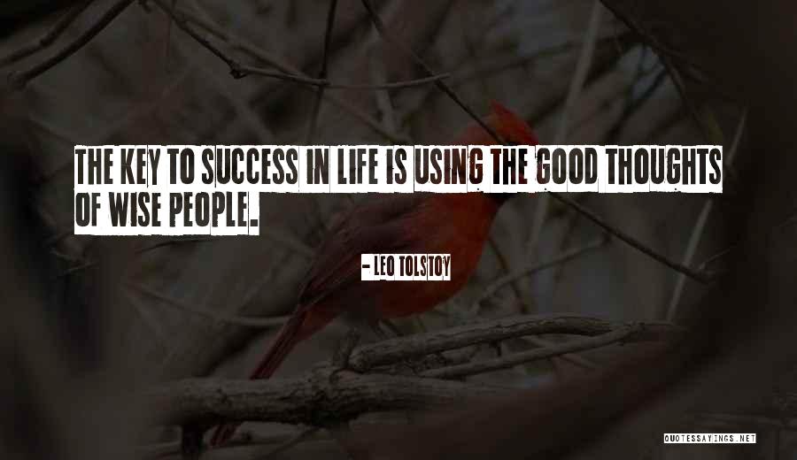 Keys To Success In Life Quotes By Leo Tolstoy