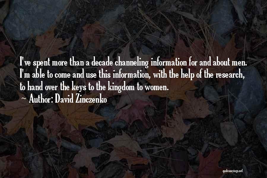 Keys To The Kingdom Quotes By David Zinczenko