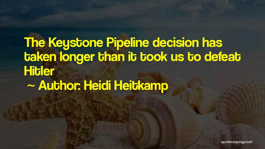 Keystone Pipeline Quotes By Heidi Heitkamp
