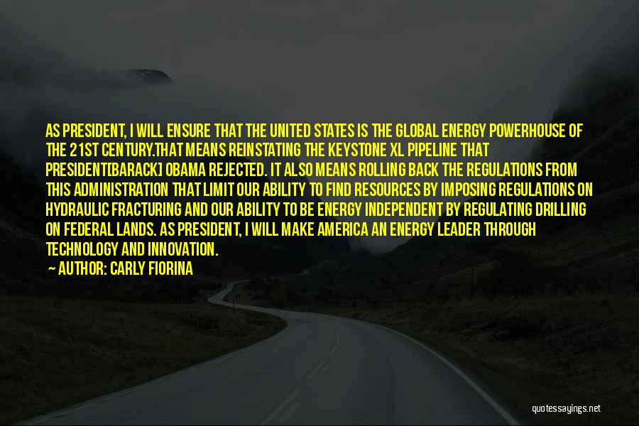 Keystone Xl Quotes By Carly Fiorina