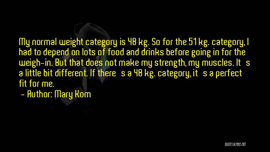 Kg Quotes By Mary Kom