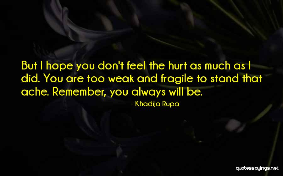 Khadija Rupa Quotes 828367