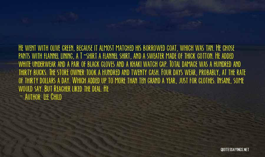 Khaki Quotes By Lee Child