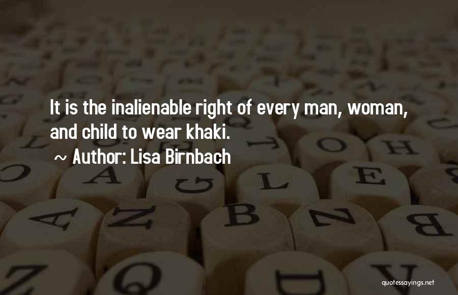 Khaki Quotes By Lisa Birnbach