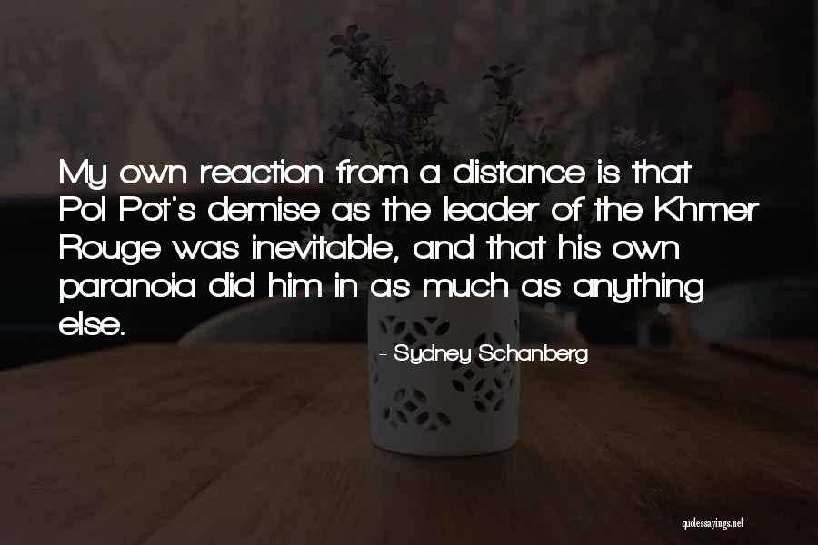 Khmer Quotes By Sydney Schanberg