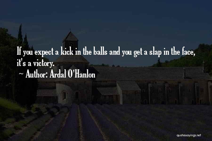 Kick In The Face Quotes By Ardal O'Hanlon