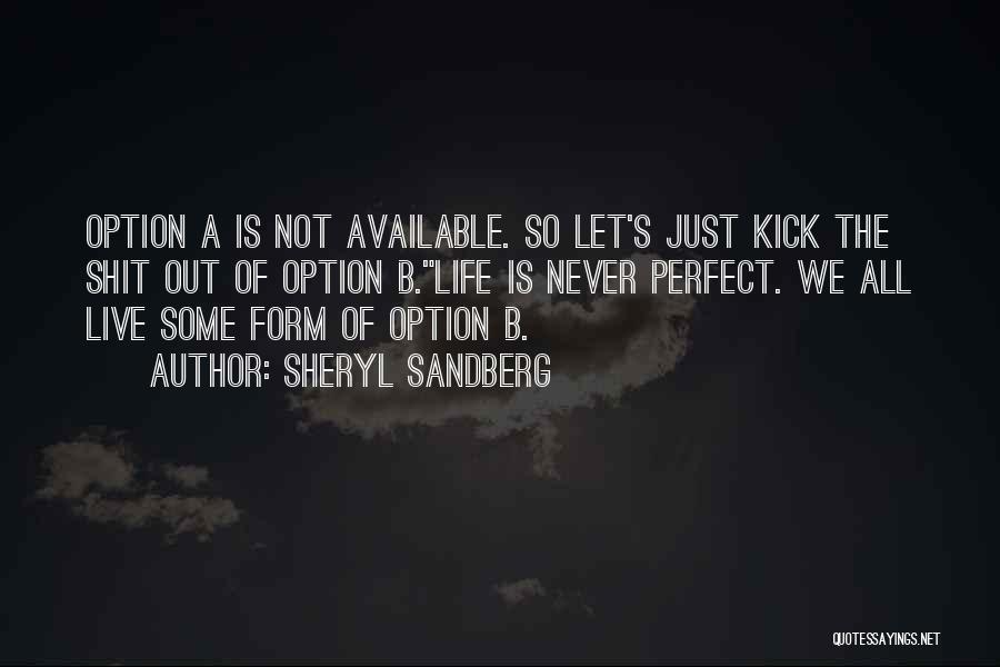 Kick Out Of Life Quotes By Sheryl Sandberg
