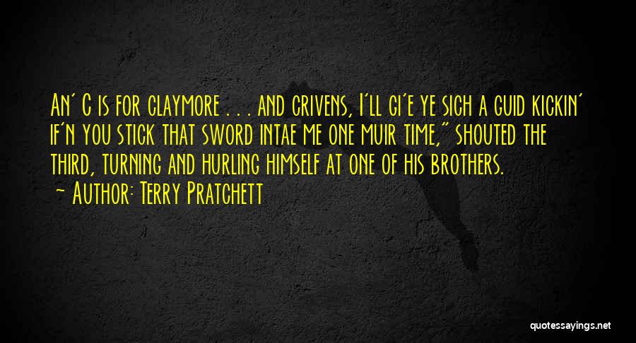 Kickin Quotes By Terry Pratchett