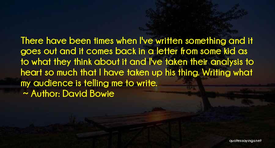 Kid In Me Quotes By David Bowie