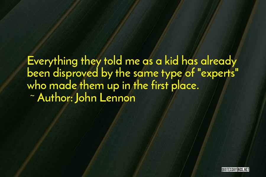 Kid In Me Quotes By John Lennon