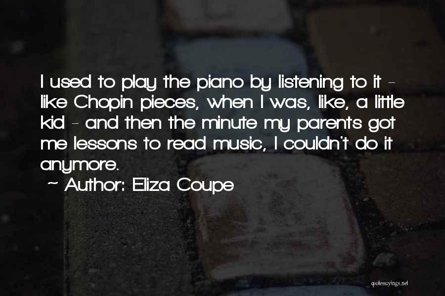 Kid Play Quotes By Eliza Coupe