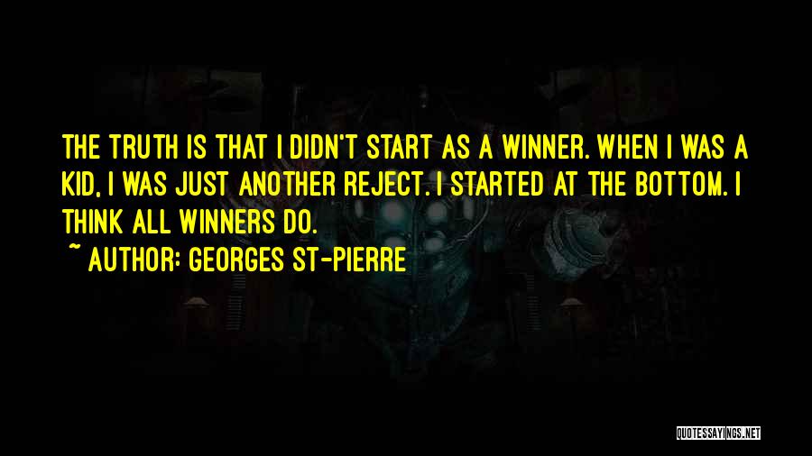 Kid Thinking Quotes By Georges St-Pierre