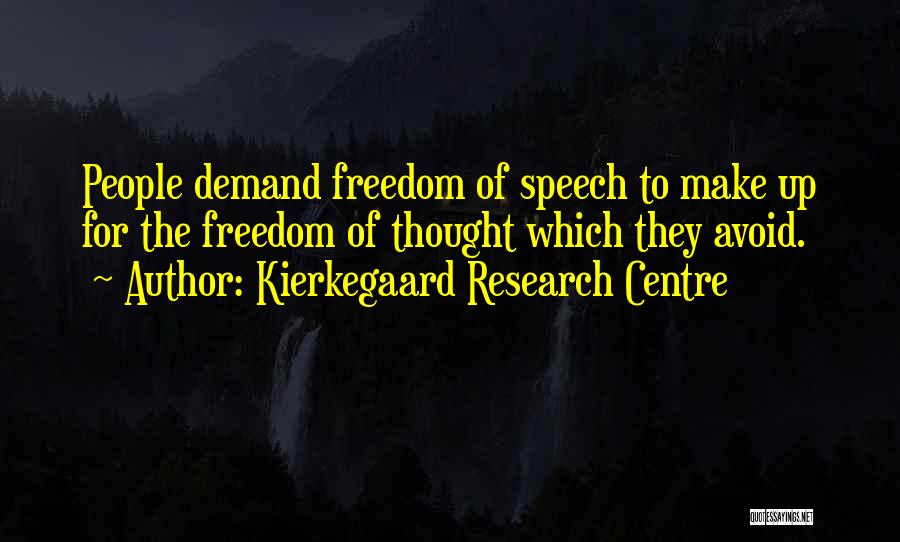 Kierkegaard Research Centre Quotes 93032