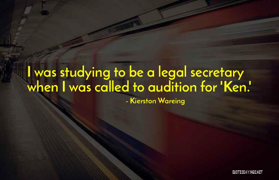 Kierston Quotes By Kierston Wareing