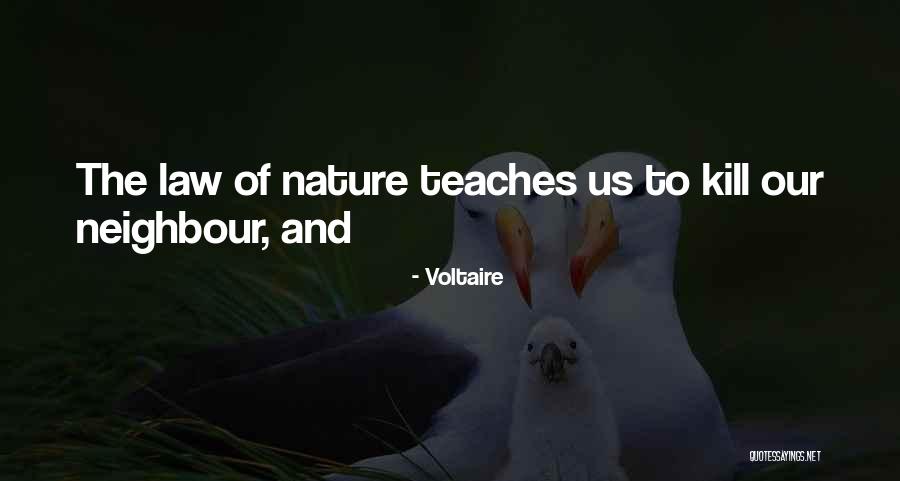 Kill Us Quotes By Voltaire