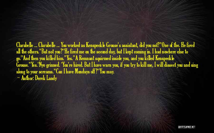 Killed Inside Quotes By Derek Landy