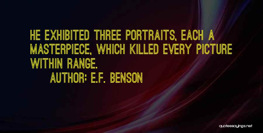 Killed Quotes By E.F. Benson