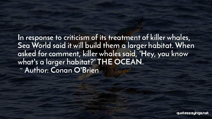 Killer Whales Quotes By Conan O'Brien