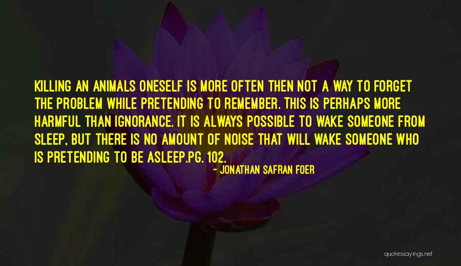 Killing Animals Quotes By Jonathan Safran Foer