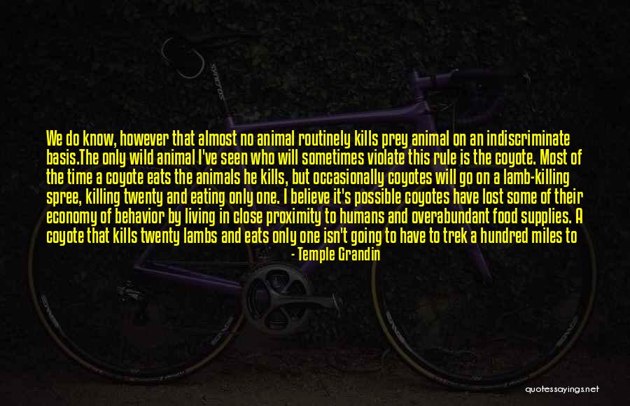 Killing Animals Quotes By Temple Grandin