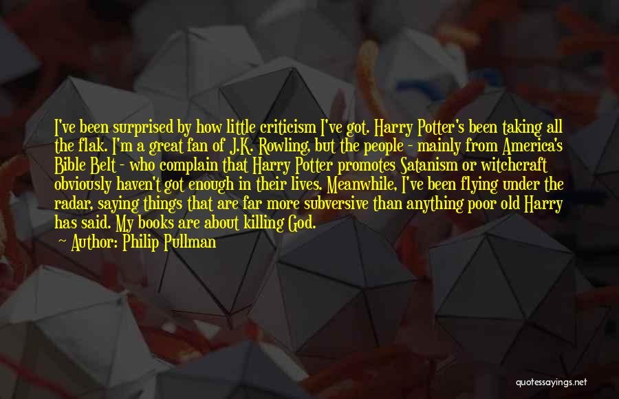 Killing In The Bible Quotes By Philip Pullman