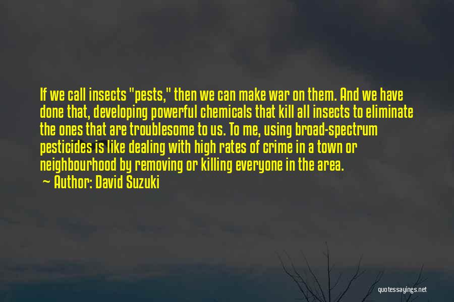 Killing In War Quotes By David Suzuki