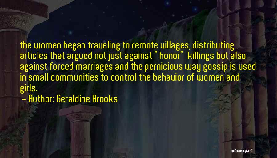 Killings Quotes By Geraldine Brooks