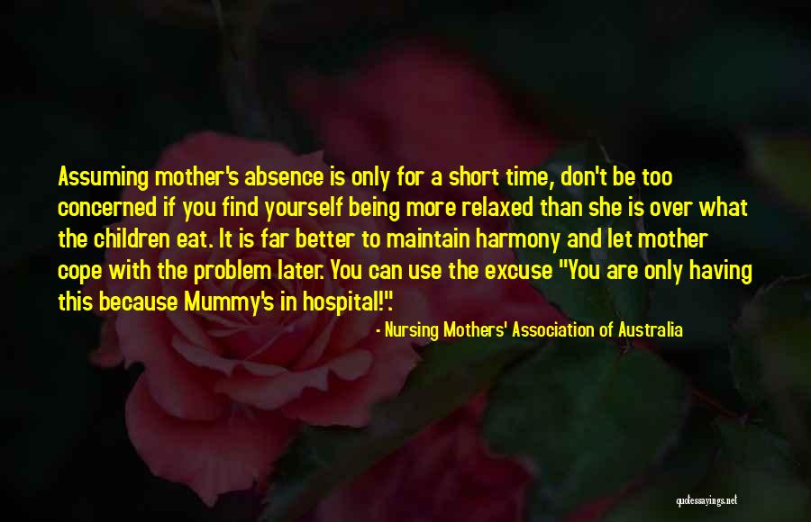 Kilmann Saxton Quotes By Nursing Mothers' Association Of Australia Kilmann Saxton Quotes By Nursing Mothers' Association Of Australia