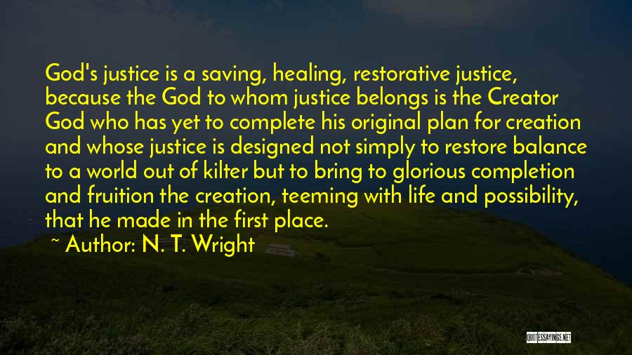 Kilter Quotes By N. T. Wright
