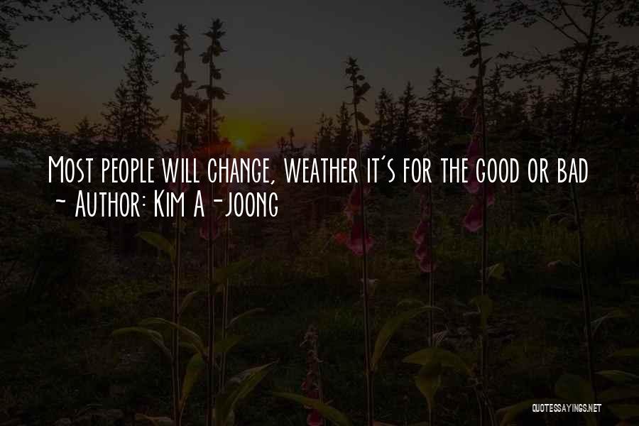 Kim A-joong Quotes 571213