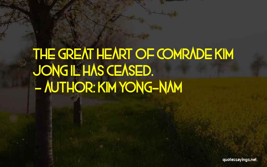 Kim Yong-nam Quotes 1172673