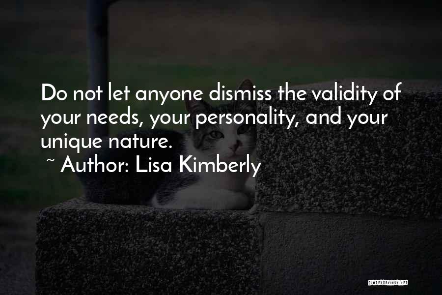 Kimberly Quotes By Lisa Kimberly