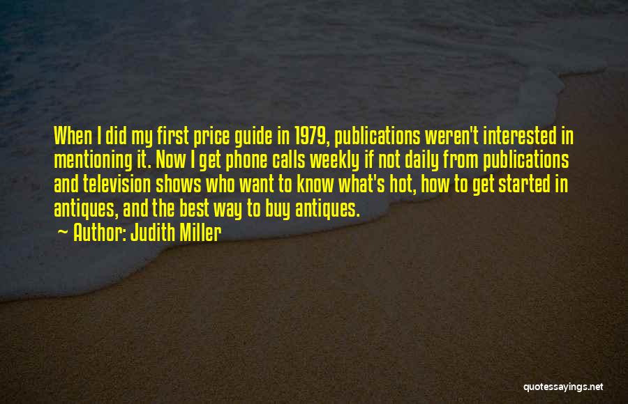 Kimmelman Seth Quotes By Judith Miller