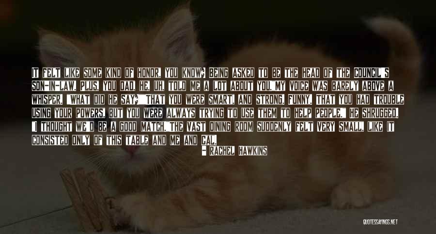 Kind And Strong Quotes By Rachel Hawkins Kind And Strong Quotes By Rachel Hawkins