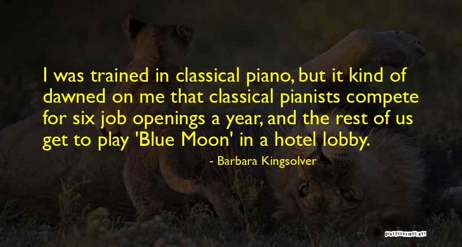 Kind Of Blue Quotes By Barbara Kingsolver