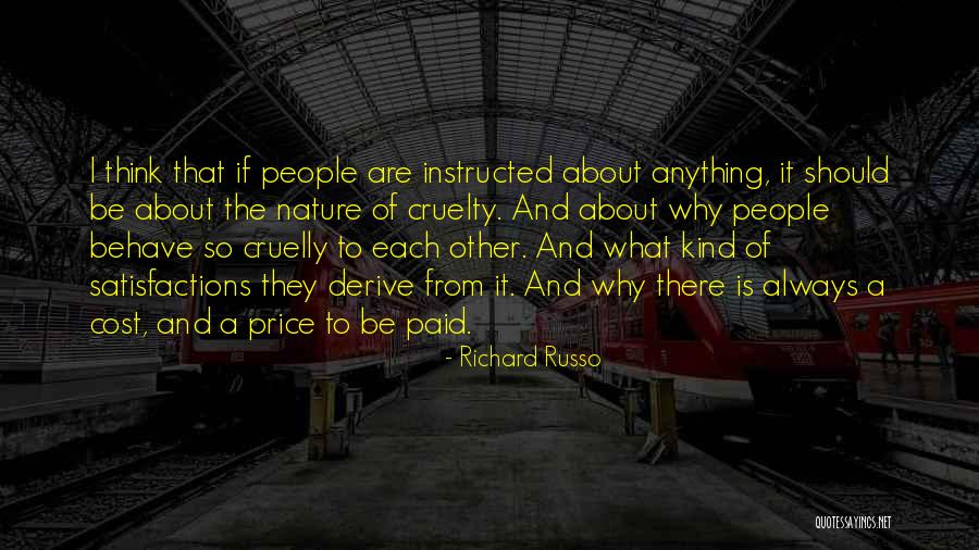 Kind To Each Other Quotes By Richard Russo