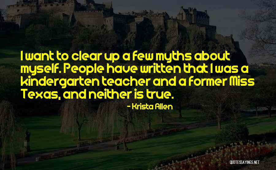 Kindergarten Teacher Quotes By Krista Allen Kindergarten Teacher Quotes By Krista Allen