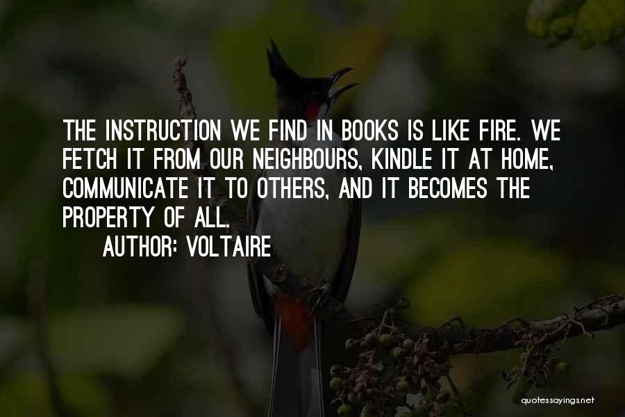 Kindle Fire Quotes By Voltaire