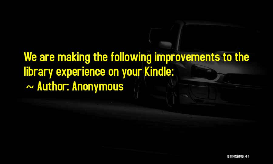 Kindle Quotes By Anonymous