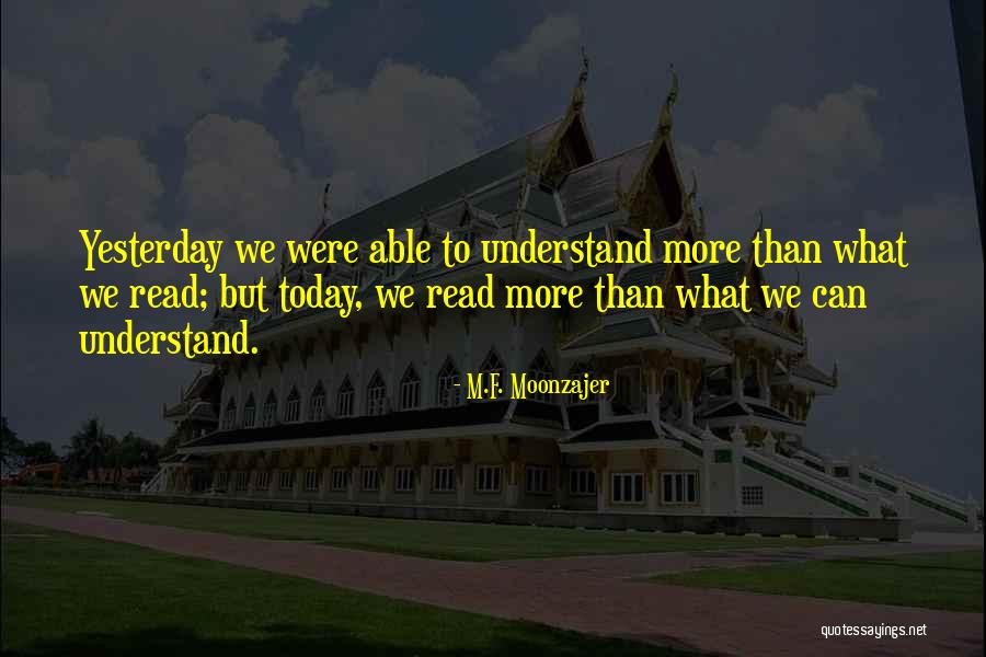 Kindnesd Quotes By M.F. Moonzajer Kindnesd Quotes By M.F. Moonzajer