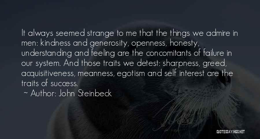 Kindness And Generosity Quotes By John Steinbeck