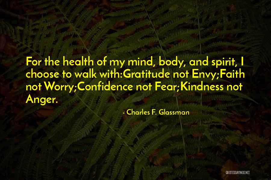 Kindness And Gratitude Quotes By Charles F. Glassman