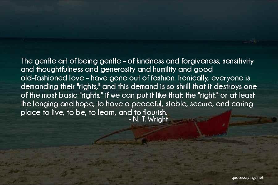 Kindness And Humility Quotes By N. T. Wright