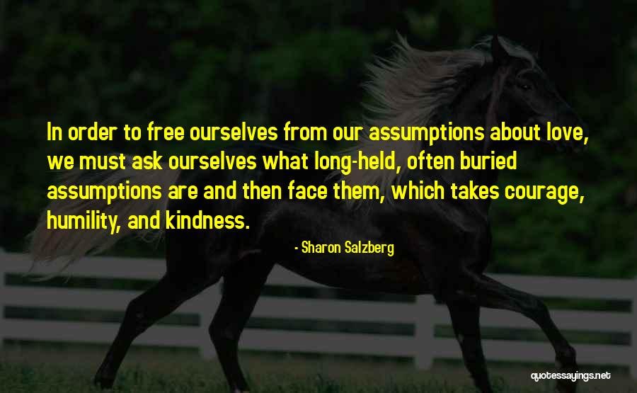 Kindness And Humility Quotes By Sharon Salzberg