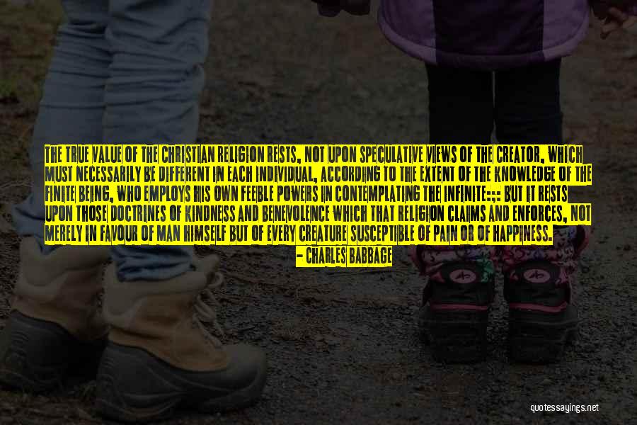 Kindness Christian Quotes By Charles Babbage Kindness Christian Quotes By Charles Babbage