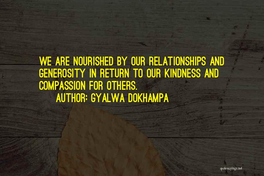 Kindness In Return Quotes By Gyalwa Dokhampa