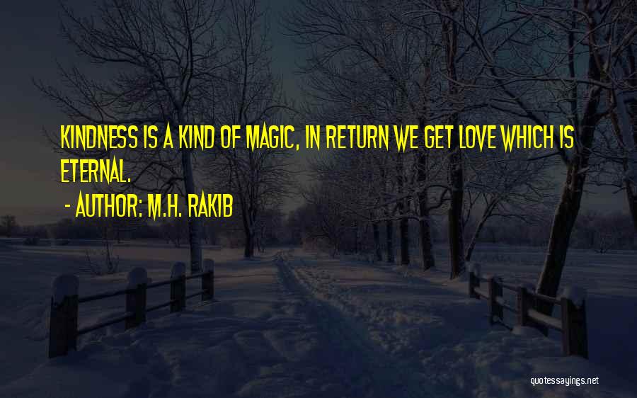 Kindness In Return Quotes By M.H. Rakib